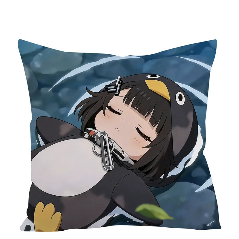Cute Penguin Gugu Gaga Cushion Pillow for Bedroom and Sofa Decorative Seat Pad Nap Pillow Soft Sitting Cushion Christmas