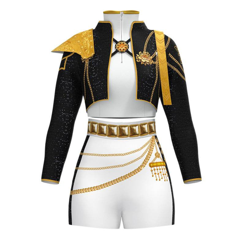 Children's Halloween K-pop Witch Girl Group Cosplay Costume AnimeStage Performance Outfit