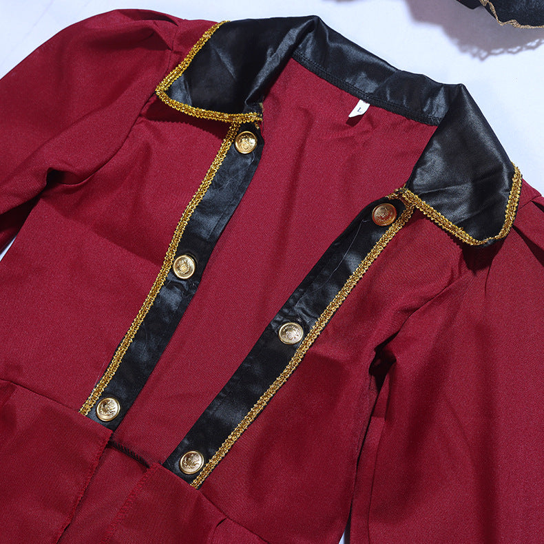 Halloween Pirate Costume Party Outfit Women's Pirate Clothing Kids Caribbean Pirate Captain Dress