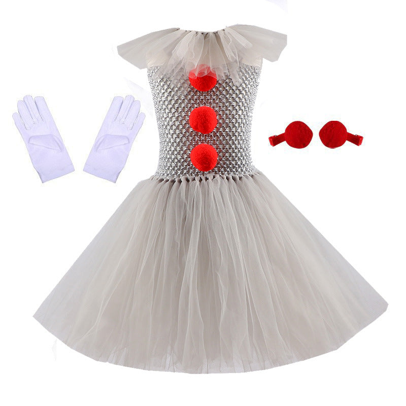 Circus Costume Children's Tulle Princess Dress Girl's Dress Set