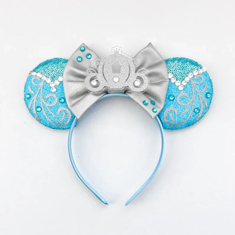 Disney Alice in Wonderland Ears Headbands Women Cosplay Red Queen Mad Hatter Hairband Kid Festival Cheshire Cat Hair Accessories