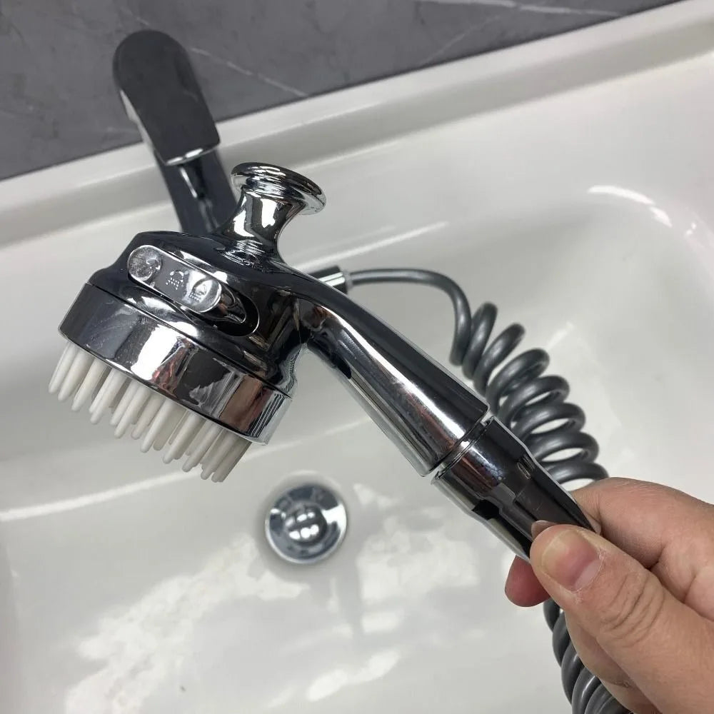 New Silicone Pet Shower Head Soft Portable Dog Shower Attachment Durable Shower Hose Attachment Cat and Dog Bathing Nozzle