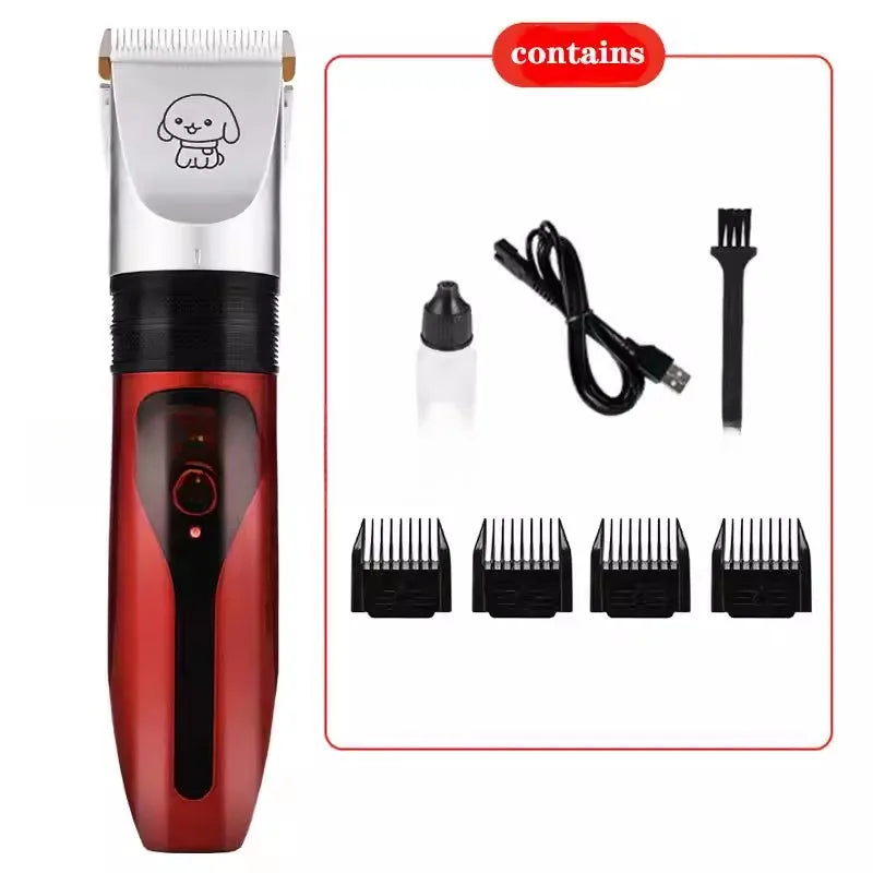 Pet Grooming Clippers Set Dog Hair Trimmer  Fur Remover Tool Kit Professional Pet Care Maintenance Equipment