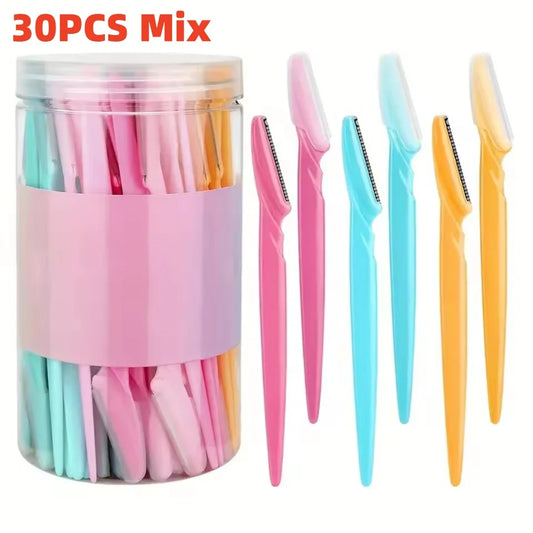15 Multifunctional Facial Trimming Set, Suitable for Both Women And Men - Eyebrow Trimmer with Safety Cover, Suitable for Eyebro