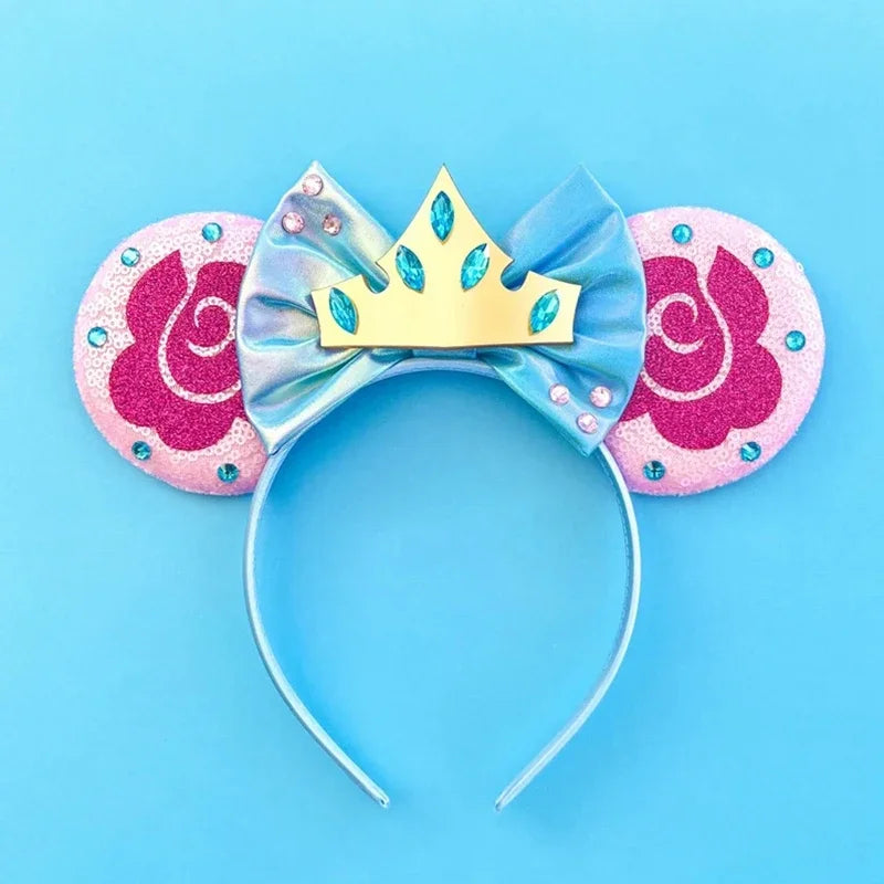 Disney Alice in Wonderland Ears Headbands Women Cosplay Red Queen Mad Hatter Hairband Kid Festival Cheshire Cat Hair Accessories
