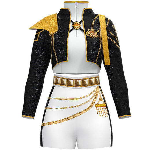 Children's Halloween K-pop Witch Girl Group Cosplay Costume AnimeStage Performance Outfit