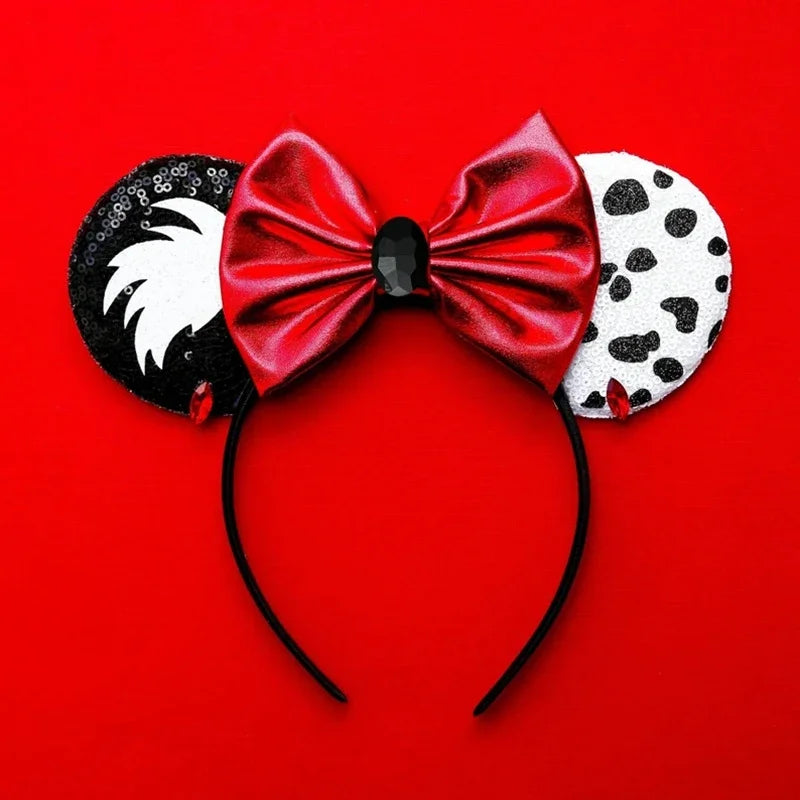 Disney Alice in Wonderland Ears Headbands Women Cosplay Red Queen Mad Hatter Hairband Kid Festival Cheshire Cat Hair Accessories