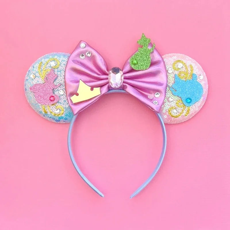 Disney Alice in Wonderland Ears Headbands Women Cosplay Red Queen Mad Hatter Hairband Kid Festival Cheshire Cat Hair Accessories