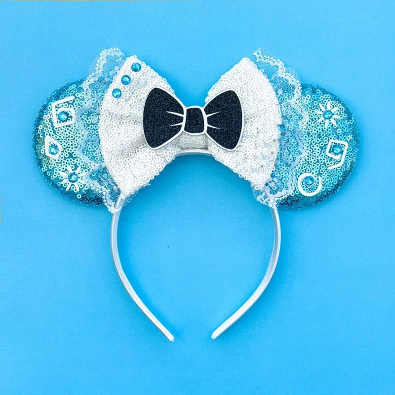 Disney Alice in Wonderland Ears Headbands Women Cosplay Red Queen Mad Hatter Hairband Kid Festival Cheshire Cat Hair Accessories