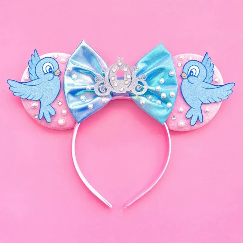 Disney Alice in Wonderland Ears Headbands Women Cosplay Red Queen Mad Hatter Hairband Kid Festival Cheshire Cat Hair Accessories