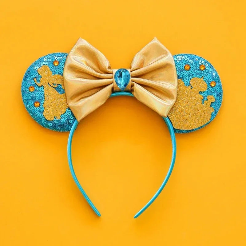 Disney Alice in Wonderland Ears Headbands Women Cosplay Red Queen Mad Hatter Hairband Kid Festival Cheshire Cat Hair Accessories