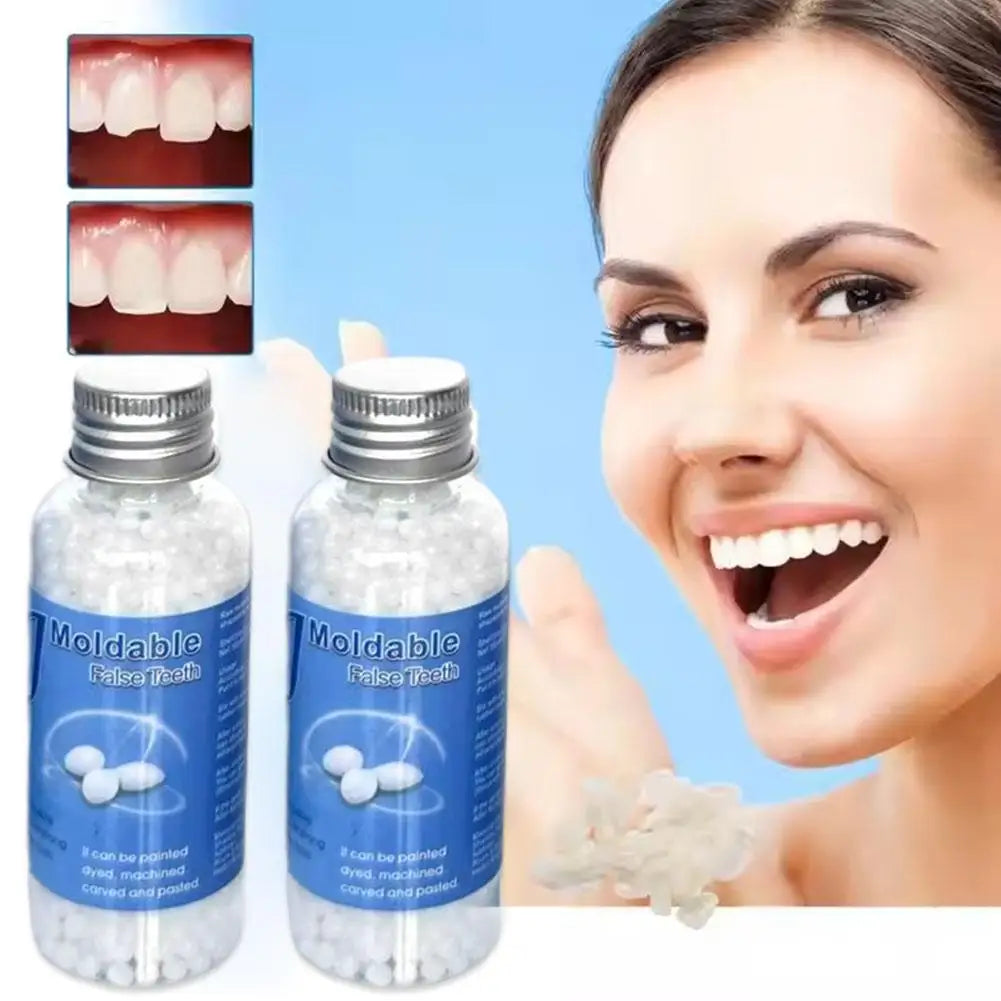 Resin Temporary Tooth Repair Teeth Gaps False Teeth Solid Glue Denture Adhesive Teeth Whitening-Tooth Beauty Care