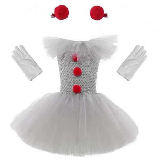 Circus Costume Children's Tulle Princess Dress Girl's Dress Set