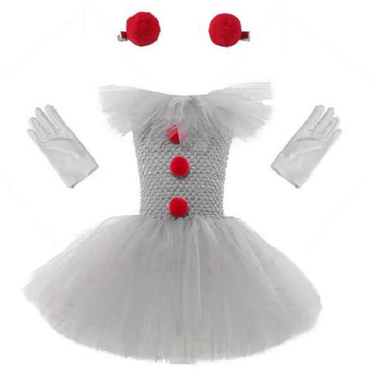 Circus Costume Children's Tulle Princess Dress Girl's Dress Set