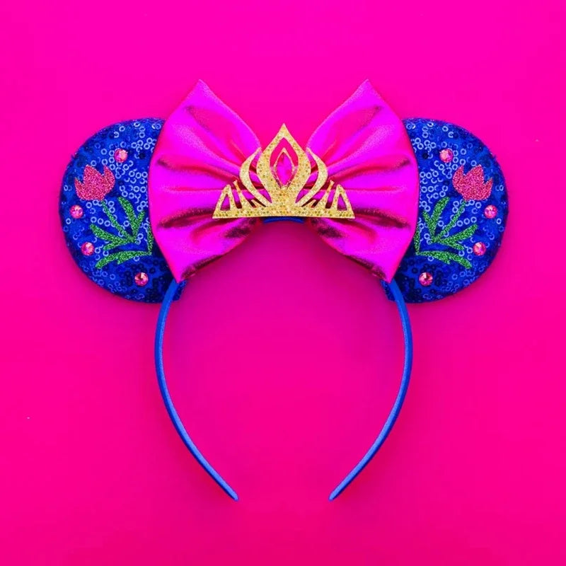 Disney Alice in Wonderland Ears Headbands Women Cosplay Red Queen Mad Hatter Hairband Kid Festival Cheshire Cat Hair Accessories
