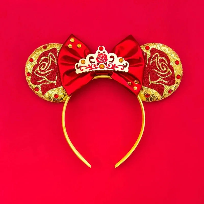 Disney Alice in Wonderland Ears Headbands Women Cosplay Red Queen Mad Hatter Hairband Kid Festival Cheshire Cat Hair Accessories
