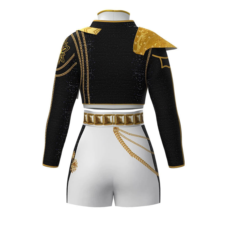 Children's Halloween K-pop Witch Girl Group Cosplay Costume AnimeStage Performance Outfit