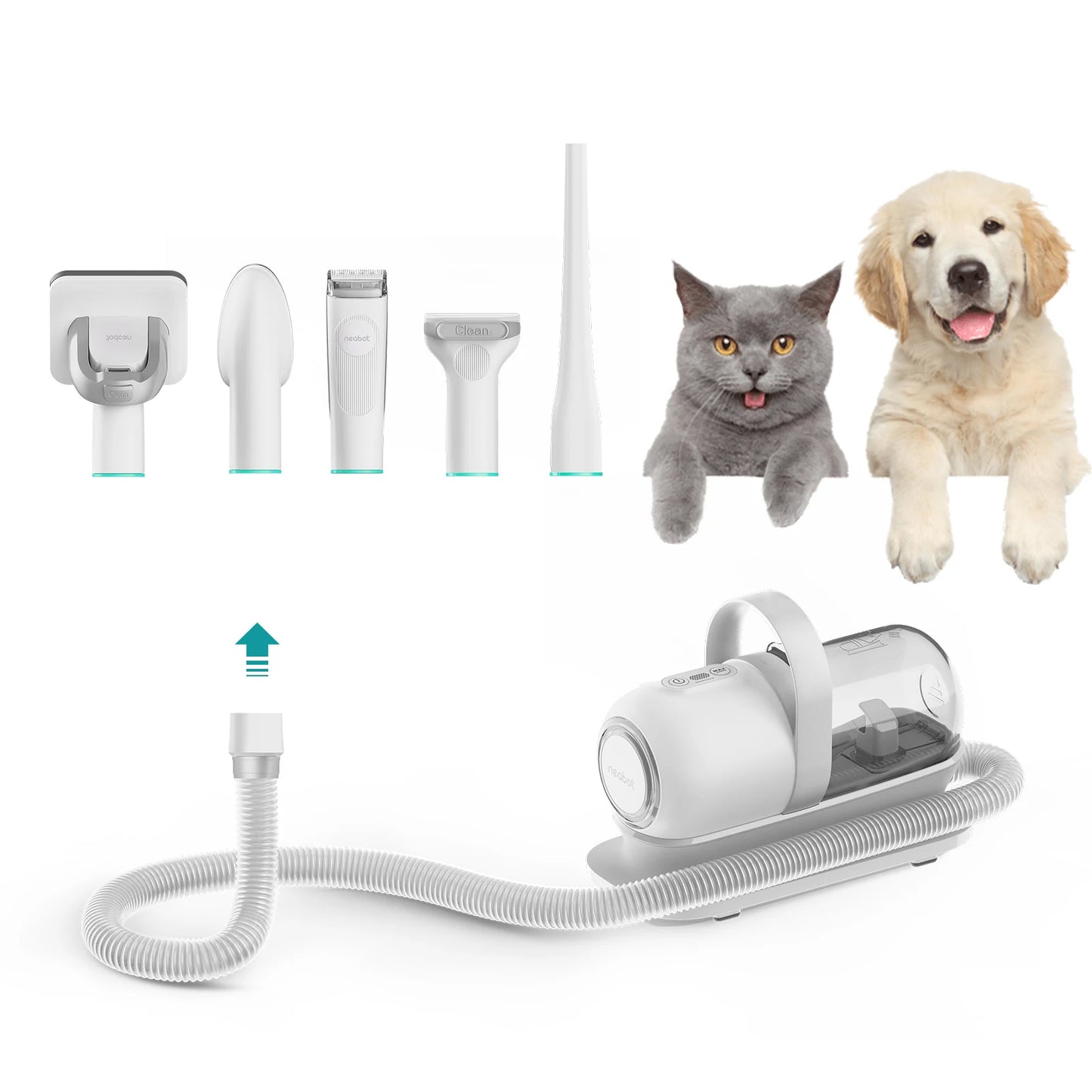 Neakasa Cat Dog Accesorios Para Mascotas Supplies Products Hair Remover Vacuum Cleaner Pet Grooming Brush Hair Clipper Tools Kit