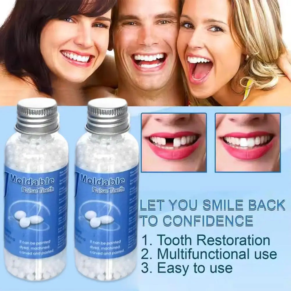 Resin Temporary Tooth Repair Teeth Gaps False Teeth Solid Glue Denture Adhesive Teeth Whitening-Tooth Beauty Care