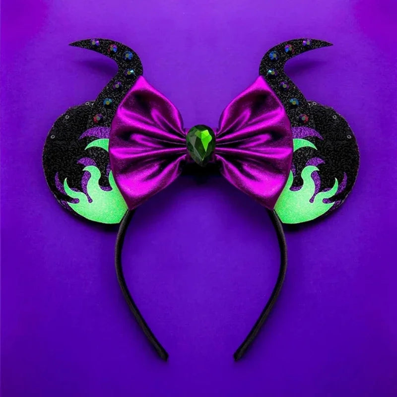 Disney Alice in Wonderland Ears Headbands Women Cosplay Red Queen Mad Hatter Hairband Kid Festival Cheshire Cat Hair Accessories