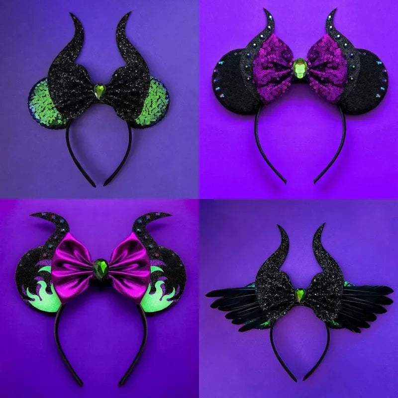 Disney Alice in Wonderland Ears Headbands Women Cosplay Red Queen Mad Hatter Hairband Kid Festival Cheshire Cat Hair Accessories