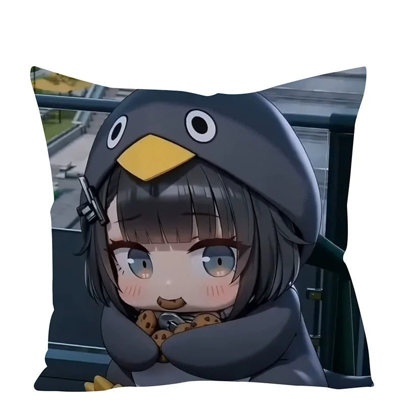Cute Penguin Gugu Gaga Cushion Pillow for Bedroom and Sofa Decorative Seat Pad Nap Pillow Soft Sitting Cushion Christmas