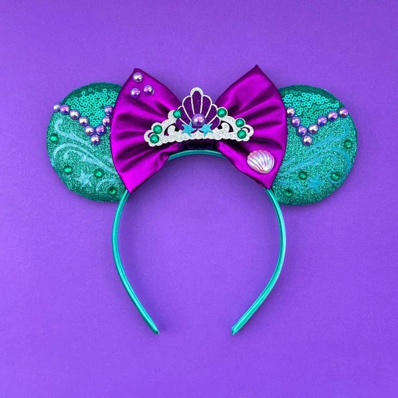 Disney Alice in Wonderland Ears Headbands Women Cosplay Red Queen Mad Hatter Hairband Kid Festival Cheshire Cat Hair Accessories