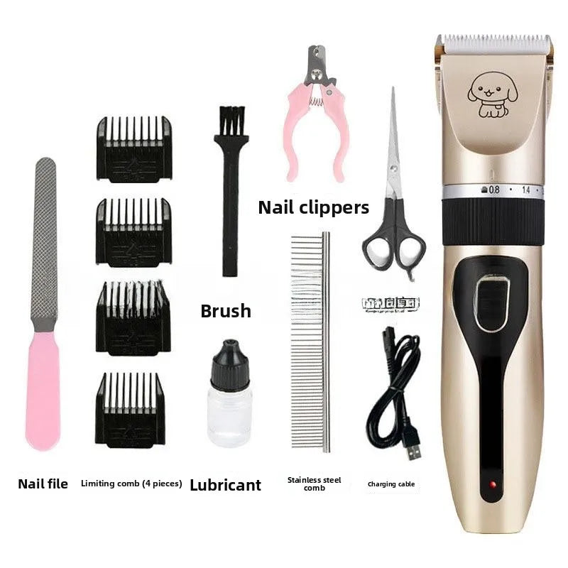 Pet Grooming Clippers Set Dog Hair Trimmer  Fur Remover Tool Kit Professional Pet Care Maintenance Equipment